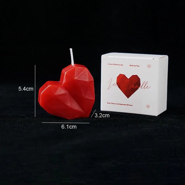 Heart-Shaped Scented Candle for Romantic Gifts Heart-Shaped Scented Candle for Romantic Gifts