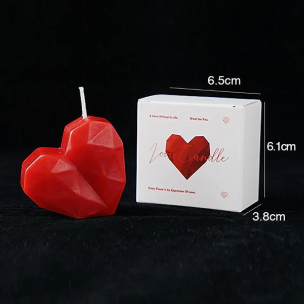 Heart-Shaped Scented Candle for Romantic Gifts Heart-Shaped Scented Candle for Romantic Gifts