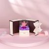 Heartbeat Pendant Necklace with Teddy Bear and Rose Gift Box Heartbeat Pendant Necklace with Teddy Bear and Rose Gift Box