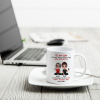 Heartfelt Tribute From Mom To Son Personalized Ceramic Mug, Father's Day Gift For Son