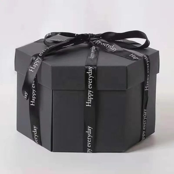 Hexagonal Explosion Gift Box with Photo Album for Valentine Hexagonal Explosion Gift Box with Photo Album for Valentine