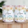 Hidden Swear Words Affirmations Mandala - Personalized Mug Hidden Swear Words Affirmations Mandala - Personalized Mug