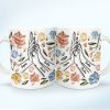 High Five Paw And Hand - Gift For Dog Mom, Dog Lover, Mother, Pet Lovers - 3D Inflated Effect Printed Mug, Personalized White Edge-to-Edge Mug