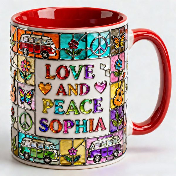 Hippie Bohemian Coffee Accent Mug - Personalized Gifts 02hydt200126 Hippie Bohemian Coffee Accent Mug - Personalized Gifts 02hydt200126