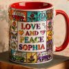 Hippie Bohemian Coffee Accent Mug - Personalized Gifts 02hydt200126 Hippie Bohemian Coffee Accent Mug - Personalized Gifts 02hydt200126