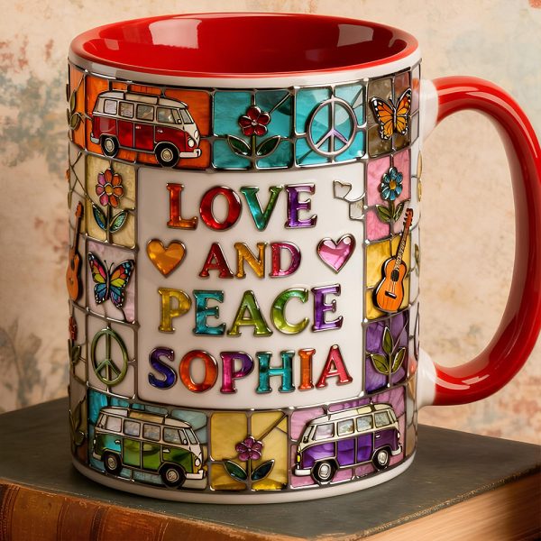 Hippie Bohemian Coffee Accent Mug - Personalized Gifts 02hydt200126 Hippie Bohemian Coffee Accent Mug - Personalized Gifts 02hydt200126