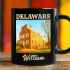 Historic Delaware Old State House Personalized Mug, Colonial Landmark Gift and Mid-Atlantic Souvenir with Custom Name Historic Delaware Old State House Personalized Mug, Colonial Landmark Gift and Mid-Atlantic Souvenir with Custom Name