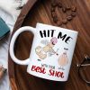 Hit Me With Your Best Shot, Valentine Funny Couple White Mug Hit Me With Your Best Shot, Valentine Funny Couple White Mug