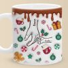 Home For The Holidays - Family Personalized Custom 3D Inflated Effect Printed Mug - Christmas Gift For Gift For Mom, Grandma Home For The Holidays - Family Personalized Custom 3D Inflated Effect Printed Mug - Christmas Gift For Gift For Mom, Grandma