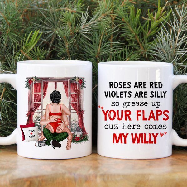 Horny And Sexy All The Time, Personalized Coffee Mug, Funny Couple, Christmas Gifts