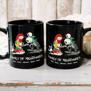 Horror Family Gift Parents And Children 02QHDT150423 Personalized Black Mug