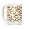 Hot Dog Pattern Coffee Mug Hot Dog Pattern Coffee Mug