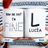 How Are You I'm Feeling List Personalized Mug - Personalized Custom Coffee Mug - COL092_MG