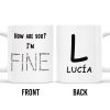 How Are You I'm Feeling List Personalized Mug - Personalized Custom Coffee Mug - COL092_MG