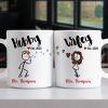 Hubby Wifey - Personalized Couple Mug Set - Gift For Couple Hubby Wifey - Personalized Couple Mug Set - Gift For Couple