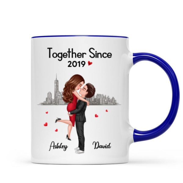 Hugging Doll Couple Anniversary Gift For Him Gift For Her Personalized Mug Hugging Doll Couple Anniversary Gift For Him Gift For Her Personalized Mug