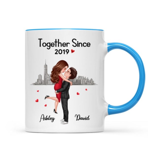 Hugging Doll Couple Anniversary Gift For Him Gift For Her Personalized Mug Hugging Doll Couple Anniversary Gift For Him Gift For Her Personalized Mug