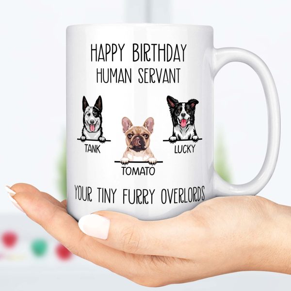Human Servant Personalized Custom Dog Mug C334 889225