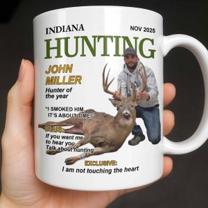 Hunter Of The Year Talk About Hunting - Personalized Custom Coffee Mug - HOB046_MG