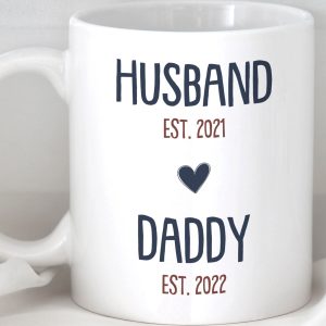 Husband Daddy Est Personalized Custom Family Mug C311