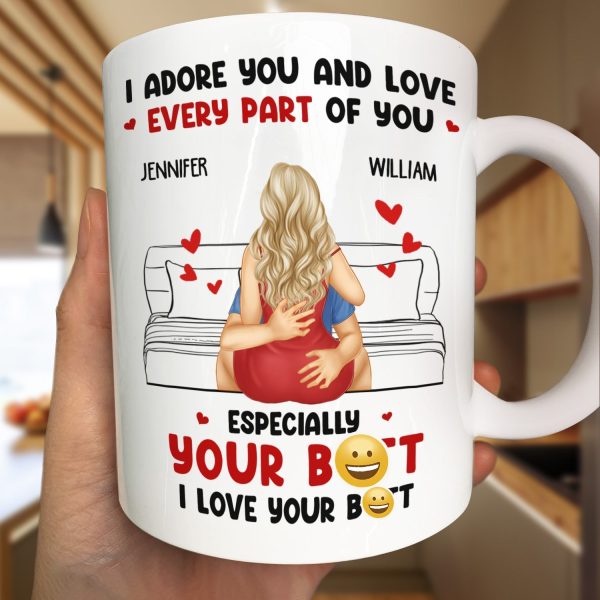 I Adore And Love Every Part Of You - Personalized Mug I Adore And Love Every Part Of You - Personalized Mug