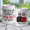 I Adore You And Love Every Part Of You - Personalized Mug I Adore You And Love Every Part Of You - Personalized Mug