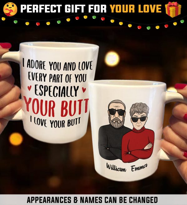 I Adore You And Love Every Part Of You - Personalized Mug I Adore You And Love Every Part Of You - Personalized Mug