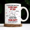 I Adore You And Love Every Part Of You Especially Your Butt - Personalized Custom Coffee Mug - CPL989_MG I Adore You And Love Every Part Of You Especially Your Butt - Personalized Custom Coffee Mug - CPL989_MG