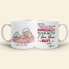 I Adore You and Love Every Part Of You Especially Your Butt Personalized Funny Couple Mug, Gift For Couple