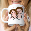 I Adore You And Love Every Part Of You- I Love Your Boobs Personalized Mug, Couple Gift I Adore You And Love Every Part Of You- I Love Your Boobs Personalized Mug, Couple Gift