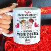 I Adore You And Love Every Part Of You, Personalized Mug, Gift For Funny Couple