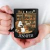 I Ain't Afraid Of No Ghost - Family Personalized Custom Black Mug - Halloween Gift For Family Members I Ain't Afraid Of No Ghost - Family Personalized Custom Black Mug - Halloween Gift For Family Members