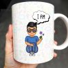 I AM - Personalized Custom Coffee Mug - KID032_MG