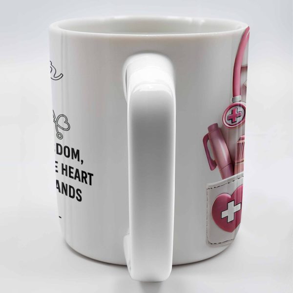 I Am A Doctor I Pray To God, Medical Coat and Stethoscope - Personalized Custom Coffee Mug - DOC021_MG