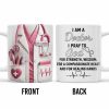 I Am A Doctor I Pray To God, Medical Coat and Stethoscope - Personalized Custom Coffee Mug - DOC021_MG