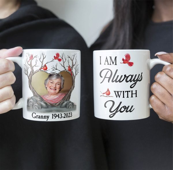 I Am Always With You Memorial Gifts - Personalized Photo Mug I Am Always With You Memorial Gifts - Personalized Photo Mug