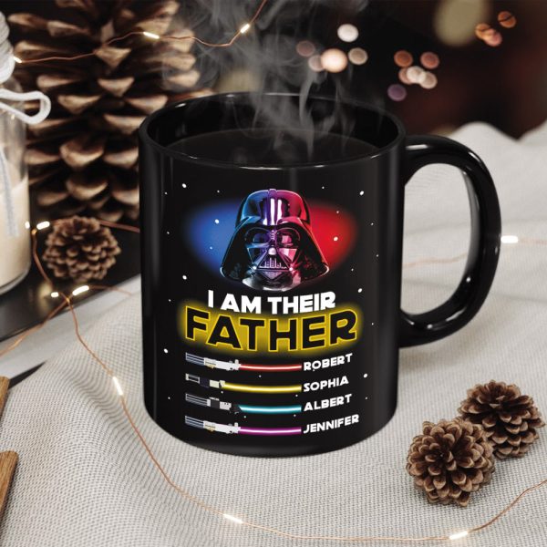 I Am Father 01NAQN170423 Personalized Black Mug I Am Father 01NAQN170423 Personalized Black Mug