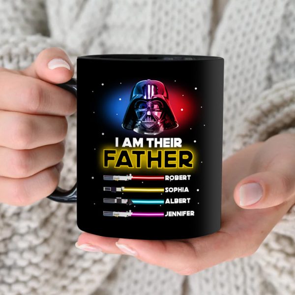 I Am Father 01NAQN170423 Personalized Black Mug I Am Father 01NAQN170423 Personalized Black Mug
