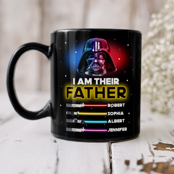 I Am Father 01NAQN170423 Personalized Black Mug I Am Father 01NAQN170423 Personalized Black Mug