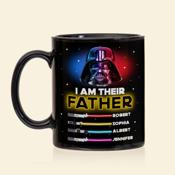 I Am Father 01NAQN170423 Personalized Black Mug I Am Father 01NAQN170423 Personalized Black Mug