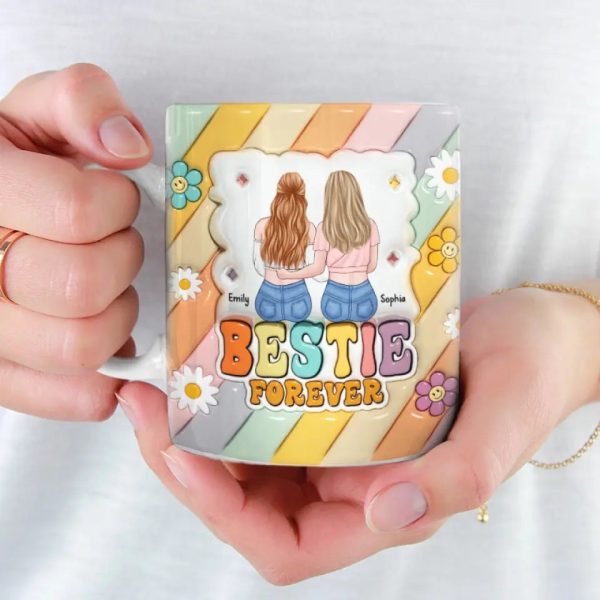 I Am Forever Grateful For Having You - Bestie Personalized Custom 3D Inflated Effect Printed Mug - Gift For Best Friends, BFF, Sisters I Am Forever Grateful For Having You - Bestie Personalized Custom 3D Inflated Effect Printed Mug - Gift For Best Friends, BFF, Sisters
