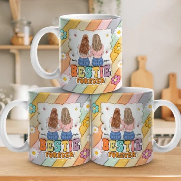 I Am Forever Grateful For Having You - Bestie Personalized Custom 3D Inflated Effect Printed Mug - Gift For Best Friends, BFF, Sisters I Am Forever Grateful For Having You - Bestie Personalized Custom 3D Inflated Effect Printed Mug - Gift For Best Friends, BFF, Sisters