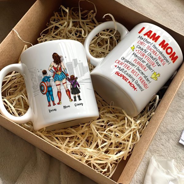 I Am Mom- Personalized Mug - Gift For Mom- 05HUHN010323TM I Am Mom- Personalized Mug - Gift For Mom- 05HUHN010323TM