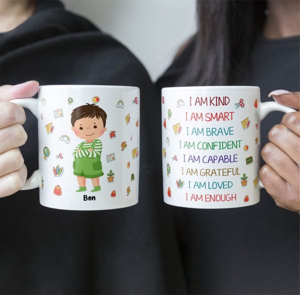 I Am Smart, Brave - Personalized Mug I Am Smart, Brave - Personalized Mug