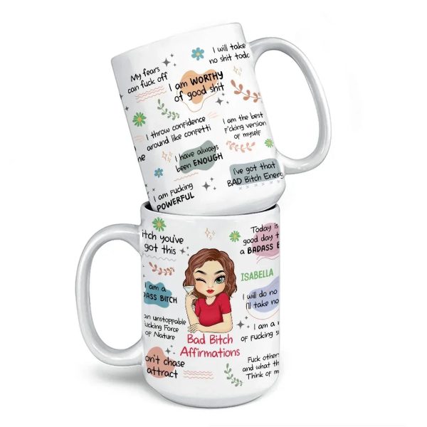 I Am The Best Version Of Myself - Affirmation Personalized Custom Mug - Gift For Yourself I Am The Best Version Of Myself - Affirmation Personalized Custom Mug - Gift For Yourself