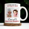 I Asked God For A Partner In Crime, He Sent Me My Daughter - Personalized Custom Coffee Mug - DAU216_MG I Asked God For A Partner In Crime, He Sent Me My Daughter - Personalized Custom Coffee Mug - DAU216_MG