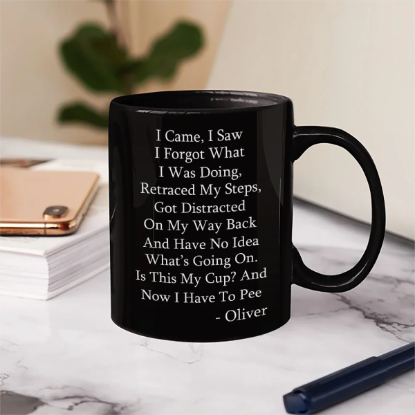 I Came I Saw I Forgot What I Was Doing - Personalized Mug I Came I Saw I Forgot What I Was Doing - Personalized Mug