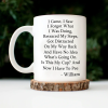 I Came I Saw I Forgot What I Was Doing - Personalized Mug I Came I Saw I Forgot What I Was Doing - Personalized Mug