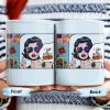 I Can Buy Myself Flowers Mug With Comic Girl And Floral Design - Personalized Custom Coffee Mug - DTG003_MG I Can Buy Myself Flowers Mug With Comic Girl And Floral Design - Personalized Custom Coffee Mug - DTG003_MG