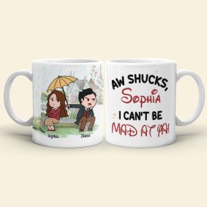 I Can't Be Mad At Ya! Gift For Couple-Personalized Coffee Mug- Couple Mug